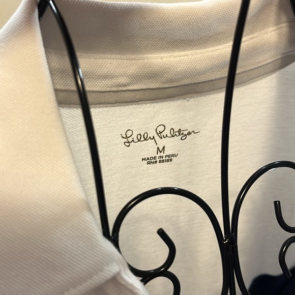 💚Lilly Pulitzer Women’s Polo Knit V-Neck Knee Length Dress, Size Medium - Picture 5 of 9